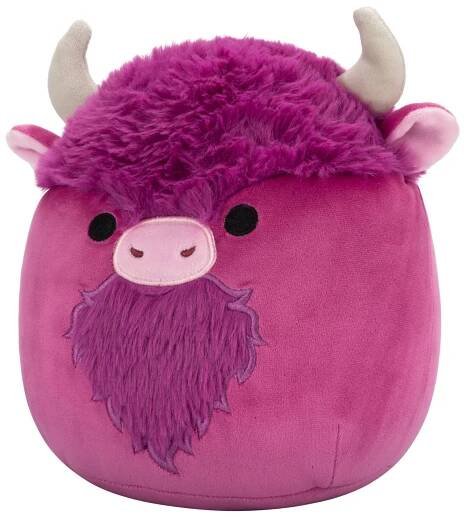 Hračka Squishmallows BIZON DAVE - fialová, 20 cm