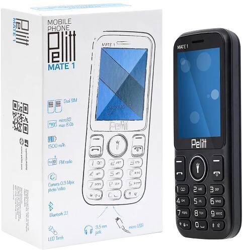 Pelitt Mate1 černá
