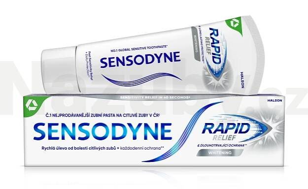 Sensodyne Rapid Whitening zubní pasta 75 ml