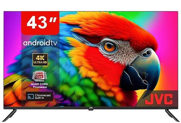 JVC 43 inch Smart TV, 4K UHD Android 11 LED TV AV-H437115A11