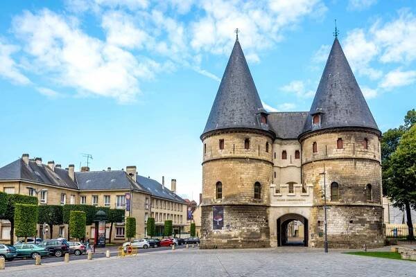 The gate to the bishops' palace, Beauvais - Stock Photos from milosk50 - Shutterstock