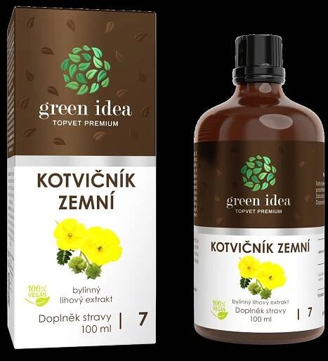 Green idea Kotvičník zemní tinktura - kapky 100 ml | Consulta 