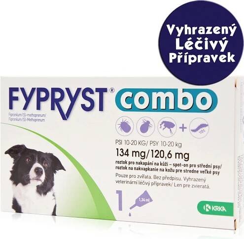Fypryst Combo Spot-on Dog M 10-20 kg 1 x 1,34 ml