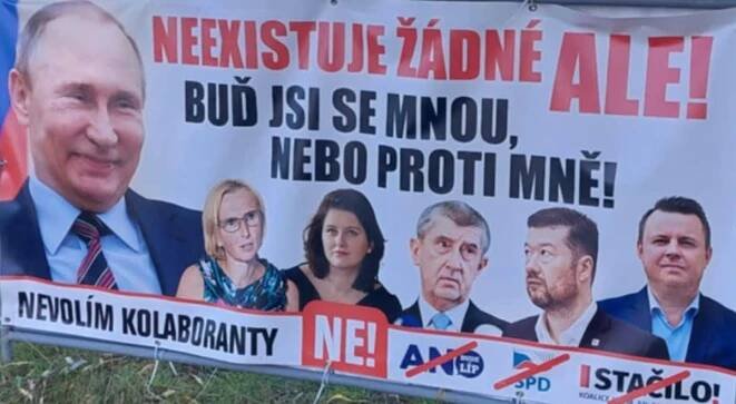 Jeseník nevolí ruské kolaboranty ani populisty. Originální billboardová kampaň zdárně pokračuje