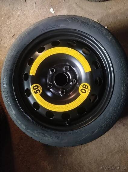 Dojezdové kolo originál VW Seat Škoda 16" 5x112 - Pardubice