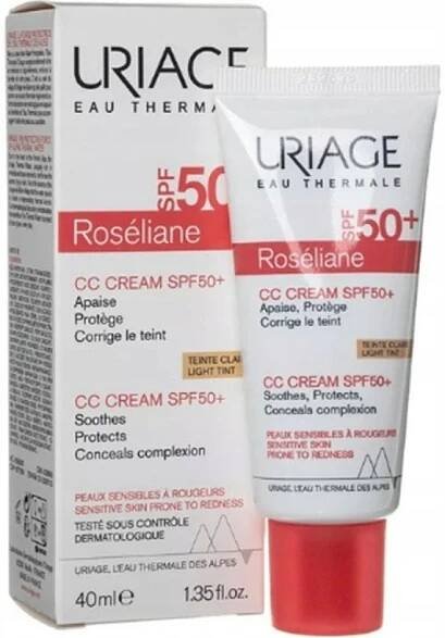 Uriage Roseliane CC Crème SPF50+ hydratační a ochranný krém 40 ml