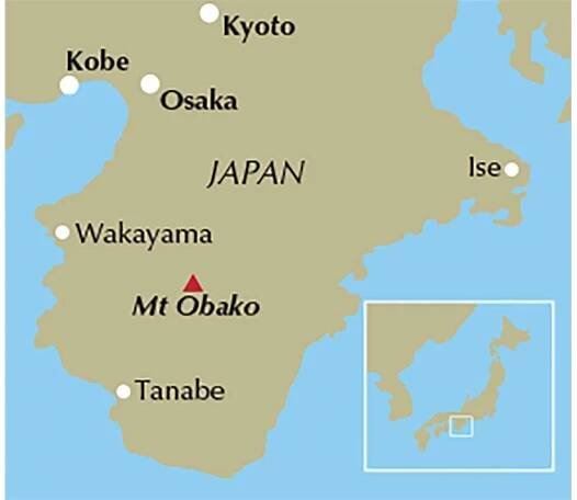 Japan's Kumano Kodo Pilgrimage - Location Map