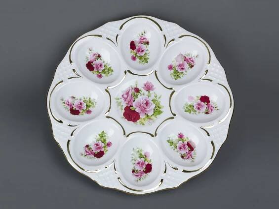Porcelánový podnos na vejce | VIVA PORCELÁN - PORCELÁNOVÁ MANUFAKTURA