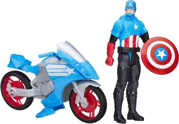 Hasbro Avengers Titan figurka s vozidlem Kapitán Amerika