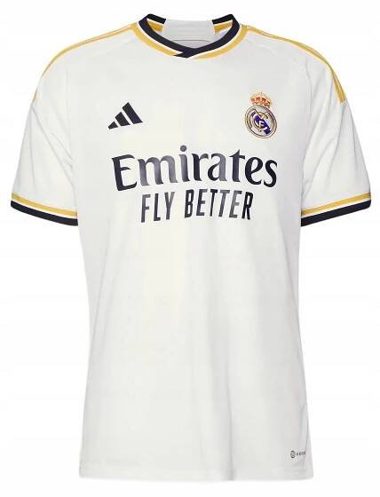 Fotbalové tričko adidas Real Madrid Madrid 23/24 Home r.M Bílá Domácí