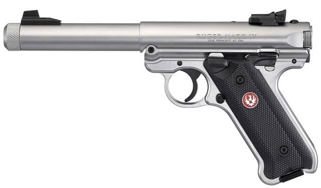 Ruger Mark IV Target Stainless se závitem - Guncentrum shop