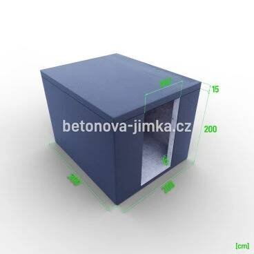 Sklep s bočním vchodem – 300x200x200