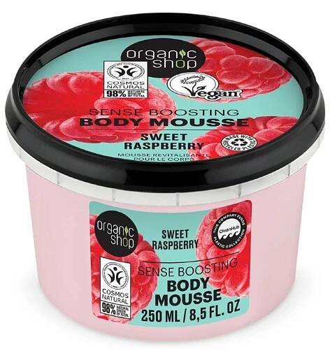 Organic Shop Sweet Raspberry Sense Boosting Body Mousse 250 ml