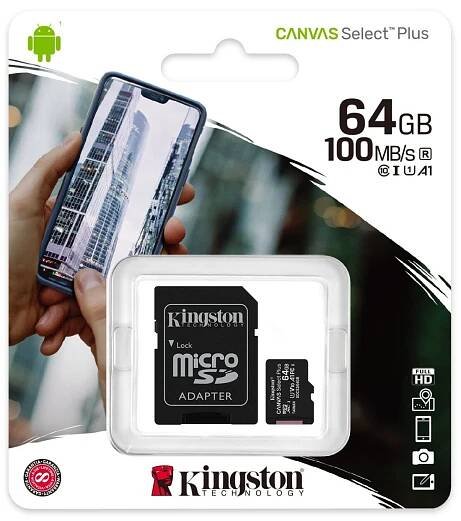 Micro SDXC Kingston 64 GB