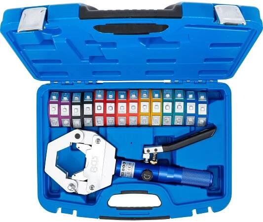 Hydraulická krimpovací sada na lisování hadicových spojek BGS-72093