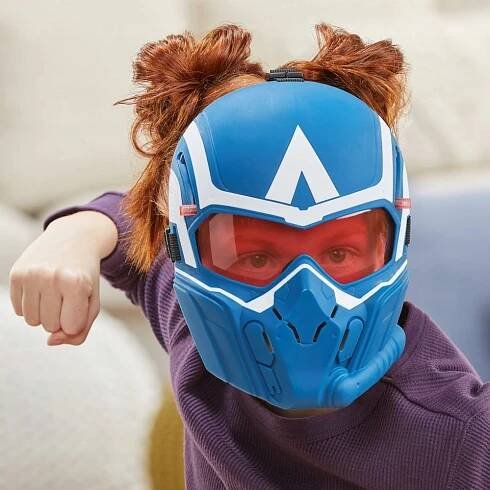 MARVEL AVENGERS Maska Kapitán Amerika Brave New World F9303 Akce univerzální