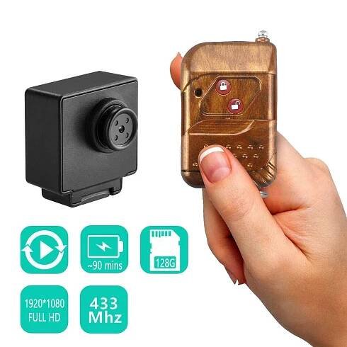 Gombíková kamera Mini FULL HD 1920*1080P - Spy Video / Audio + diaľkové ovládanie