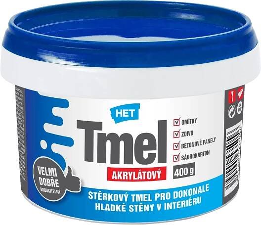 HET Akrylátový stěrkový tmel 0,4 kg