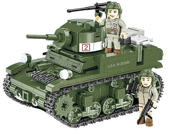 Cobi 3129 II World War M3 Stuart, 1:35 - Stavebnice | Abrolo