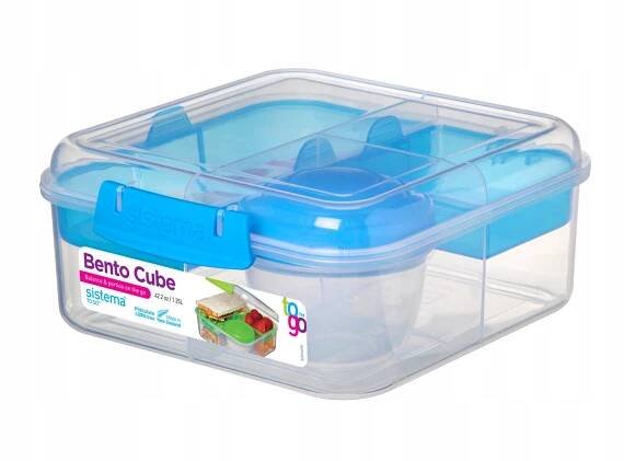 Sistema Box na jídlo s 5 oddíly a kelímkem To Go 1,25 l
