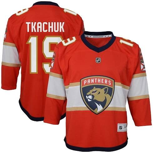 Youth Matthew Tkachuk Red Florida Panthers Home Replica Player Jersey