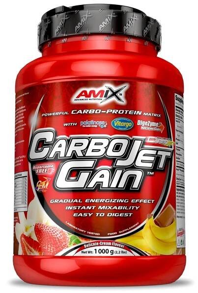 Amix CarboJet Gain 1000 g vanilka od 218 Kč