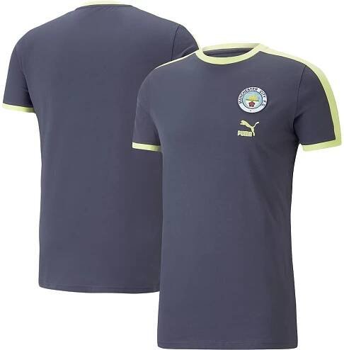 Manchester City Puma ftblHeritage T-Shirt - Navy