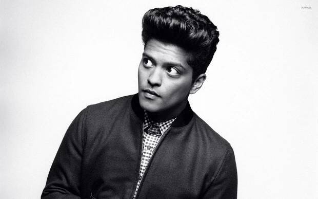 Bruno Mars Looking Towards the Future Wallpaper