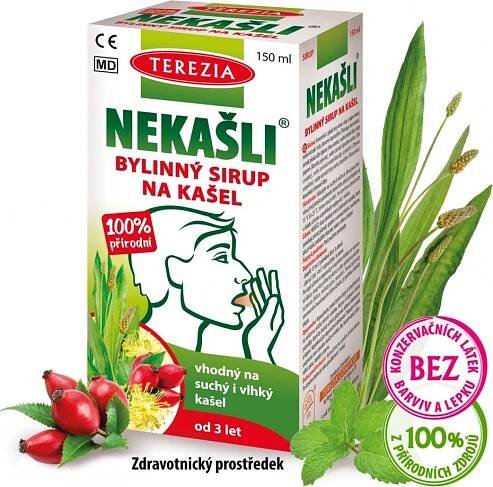 Terezia Company Nekašli přírodní bylinný sirup 150 ml