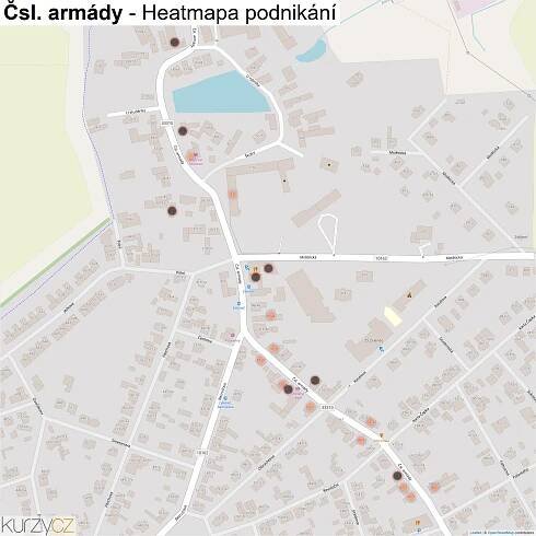 Čsl. armády - mapy | Kurzy.cz