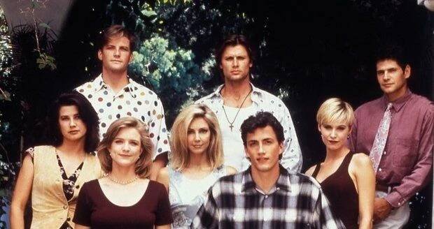 Herci ze seriálu Melrose Place v roce 1992
