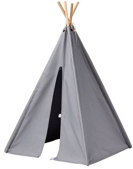 Dětský stan Kids Concept Mini stan teepee - šedý