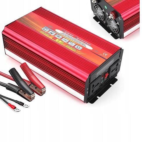MĚNIČ NAPĚTÍ DC 12V-220V AC 7000W AUTOMOBILOVÁ NAPĚTÍ KOREKČNÍ MĚNIČ