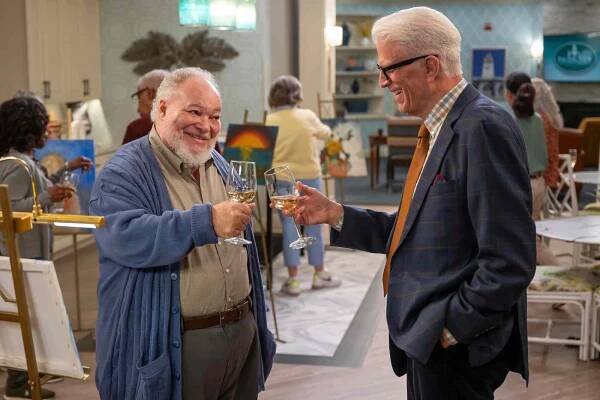 A Man on the Inside. (L to R) Stephen McKinley Henderson as Calbert, Ted Danson as Charles in episode 104 of A Man on the Inside. 