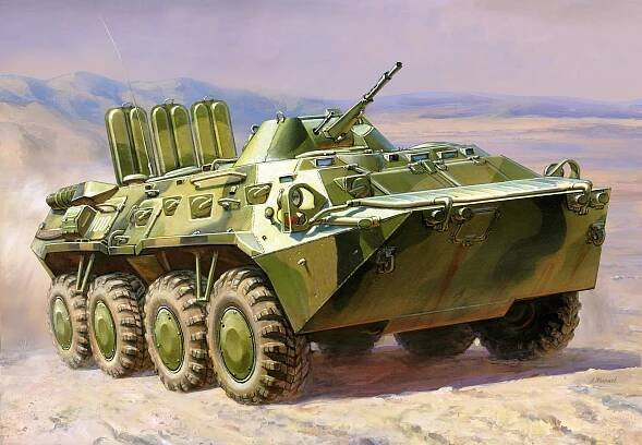 BTR-80 (1:100) Zvezda 7401 - Plastikový model