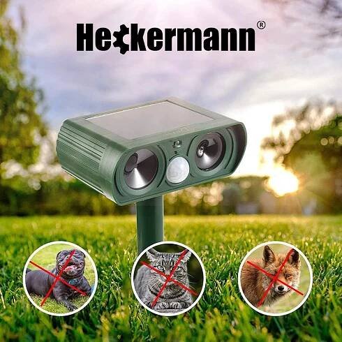 Heckermann® RC-510 solární odpuzovač zvířat, divokých prasat, ptáků a psů