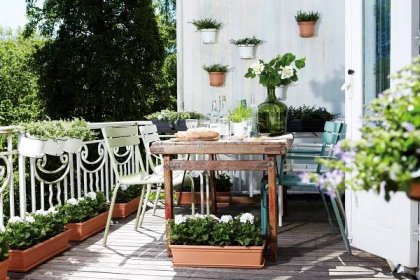 Vytvořte si zahradu na balkoně či terase | Recepty prima nápadů