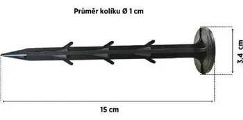 Kolík kotvící plastový 15 cm, (50 ks), ENPRO