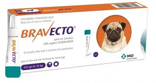 Bravecto Spot On V-Small Dog 2-4.5kg