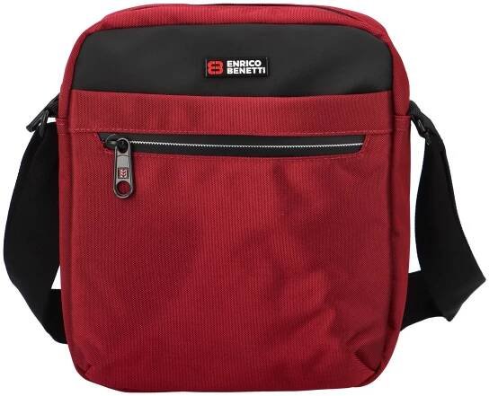 Pánská crossbody taška červená - Enrico Benetti Ernest