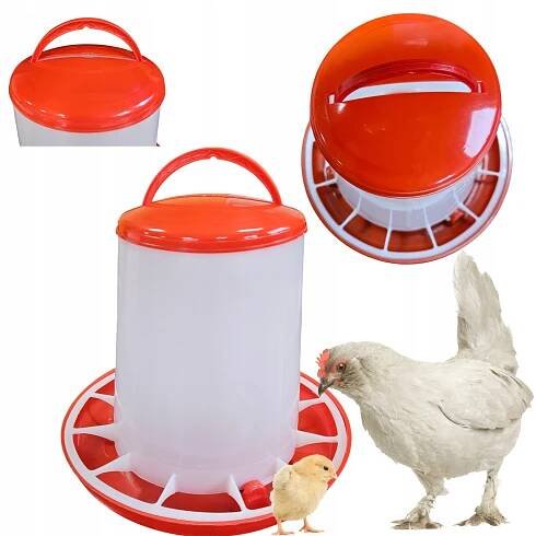 KRMÍTKO ZÁSOBNÍK KRMIVA PRO DRŮBEŽ, SLEPICE, HUSY, 3 KG