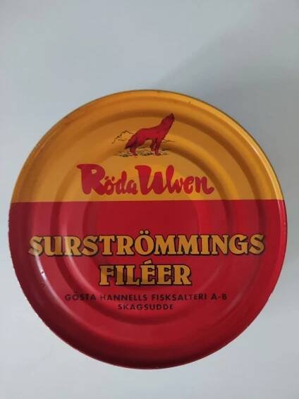 Surstromming Fermentovaný sleď Surströmming Švédsko Ryby Rozlučka se svobodou plechovka žert