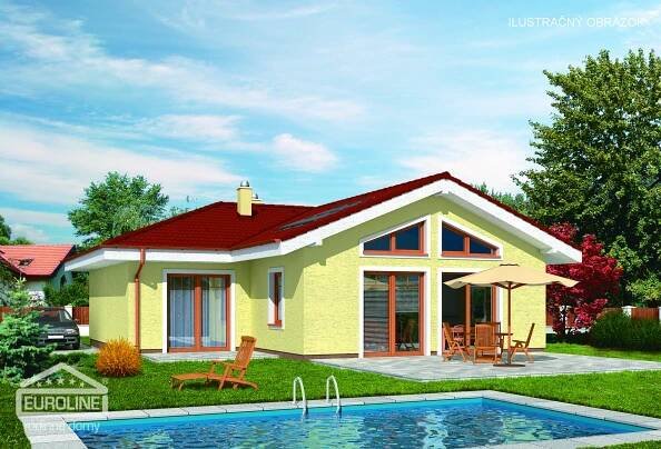 Projekt na bungalov, projekt bungalov, projekty bungalov, bungalov 768 