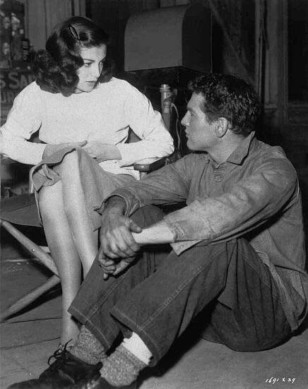 Pier Angeli, Paul Newman - Někdo tam nahoře mě má rád - Z natáčení