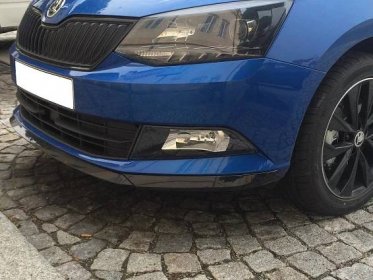  Škoda Fabia 3 spoiler předního nárazníku černý 