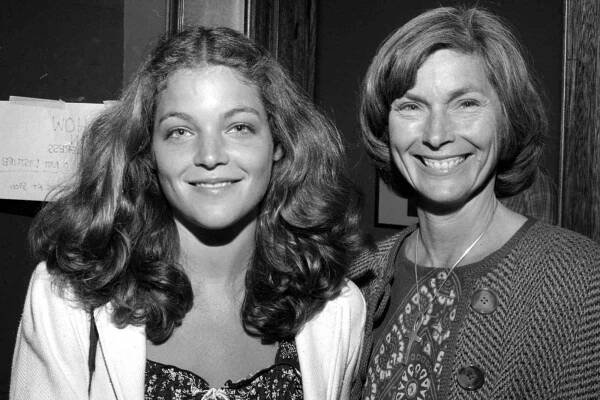 Amy Irving with mother Priscilla Pointer Circa 1970's