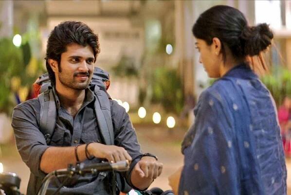 Arjun Reddy and Shalini in a romantic moment. Wallpaper