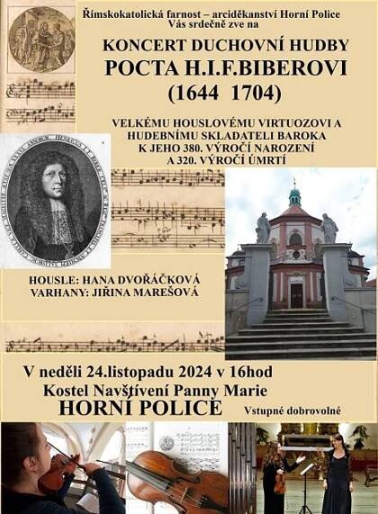 Koncert duchovní hudby, Horní Police.