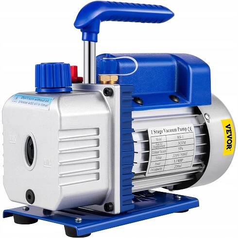 VEVOR 3CFM vakuová pumpa, 1/4HP vakuová pumpa Vakuová pumpa, 220 V vakuová pumpa Vakuové zařízení pumpa, 50HZ vakuová pumpa Vakuové zařízení pumpa