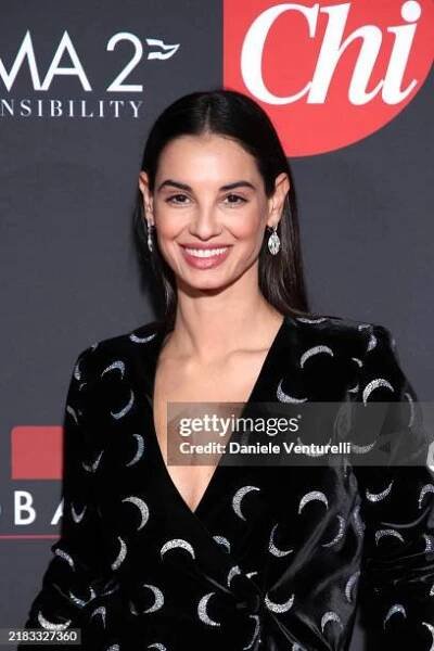 Francesca Chillemi attends the Red Cross Ball In Rome on November 06, 2024 in Rome, Italy.